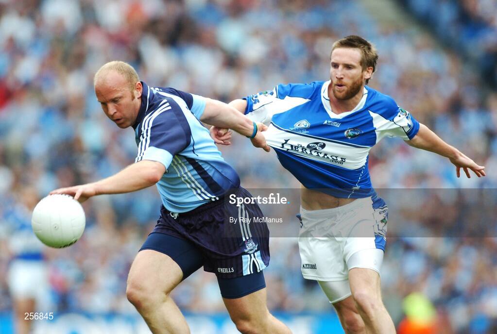 15 July 2007; Shane Ryan, Dublin, in action against Colm Parkinson, Laois. Bank of Ireland Leinster Senior Football Championship Final, Dublin v Laois, Croke Park, Dublin. Picture credit: Ray McManus / SPORTSFILE