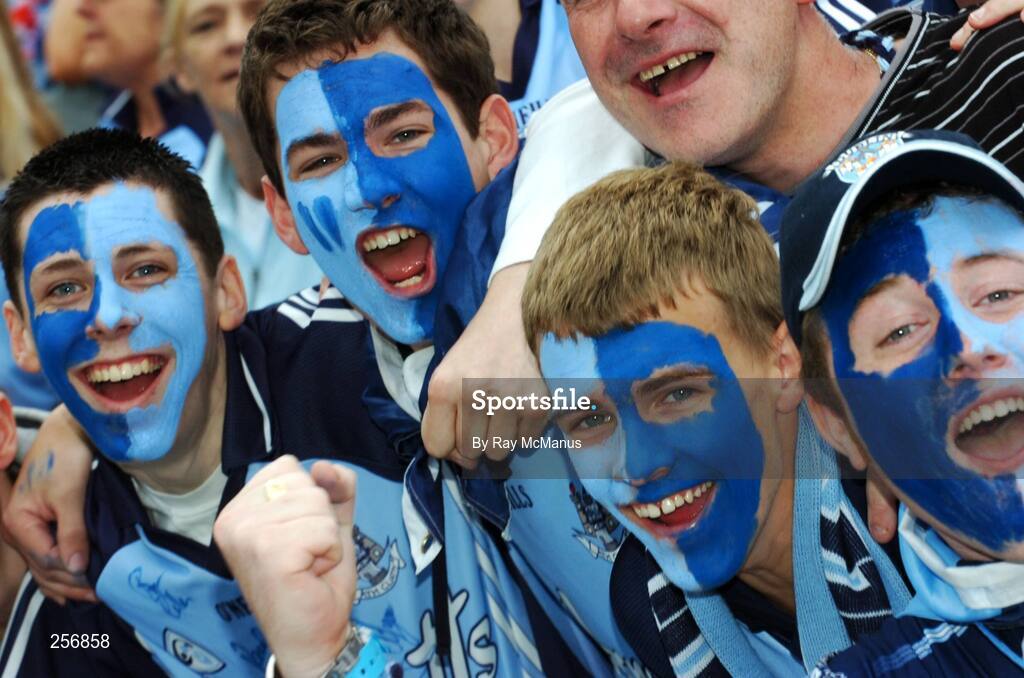 15 July 2007; Dublin supporters on Hill 16 before the game. Bank of Ireland Leinster Senior Football Championship Final, Dublin v Laois, Croke Park, Dublin. Picture credit: Ray McManus / SPORTSFILE