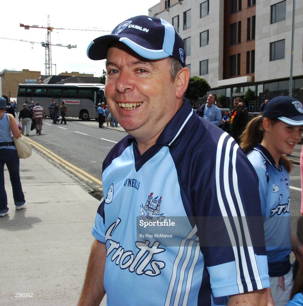 15 July 2007; Former inter county referee Aodan MacSuibhne on his way to the game. Bank of Ireland Leinster Senior Football Championship Final, Dublin v Laois, Croke Park, Dublin. Picture credit: Ray McManus / SPORTSFILE