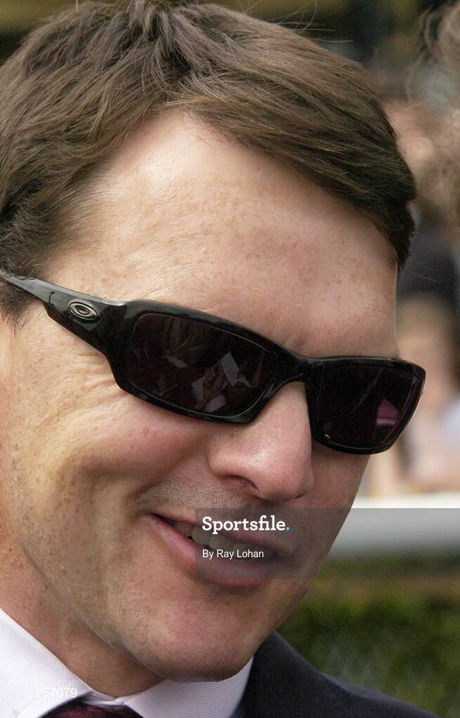 15 July 2007; Trainer Aidan O'Brien after Peeping Fawn with Johnny Murtagh up won the Darley Irish Oaks. Curragh Racecourse, Co. Kildare. Picture credit: Ray Lohan / SPORTSFILE