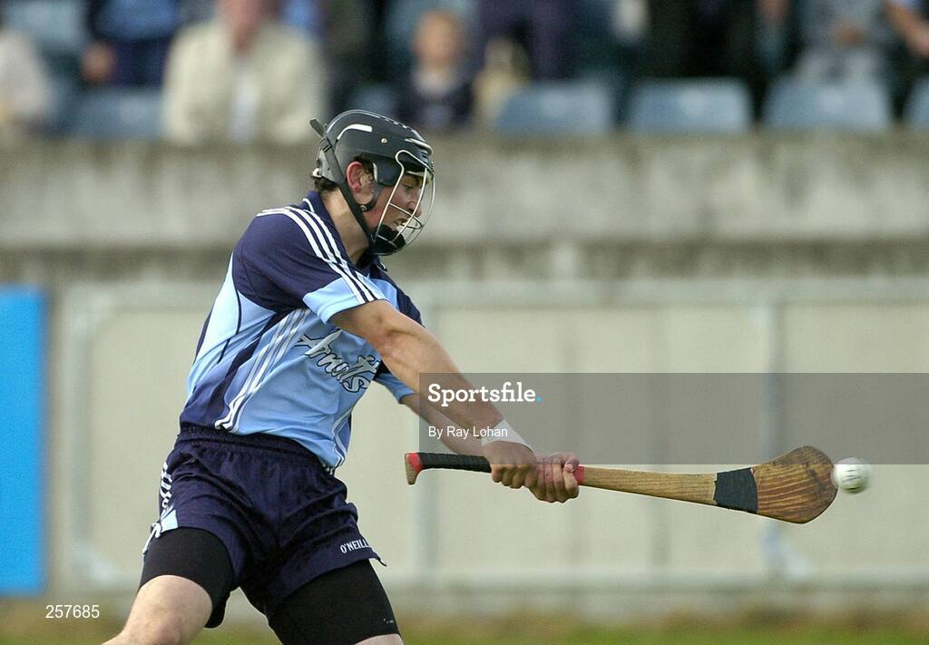 18 July 2007; Dublin's Ross O'Carroll shoots to score his sides first goal. U21 Leinster Hurling Championship final, Dublin v Offaly, Parnell Park, Dublin. Picture Credit; Ray Lohan / SPORTSFILE *** Local Caption ***