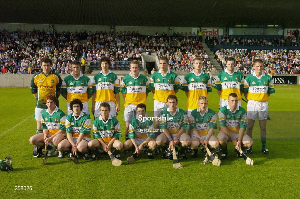 18 July 2007; The Offaly minor hurling team. Erin U21 Leinster Hurling Championship final. Dublin v Offaly, Parnell Park, Dublin. Picture Credit; Ray Lohan / SPORTSFILE *** Local Caption ***