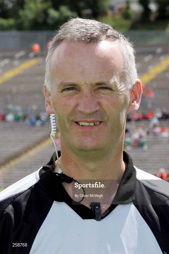 8 July 2007; Referee Jimmy White, Donegal. Bank of Ireland All-Ireland Senior Football Championship Qualifier, Round 1, Fermanagh v  Wexford, St Tighearnach's Park, Clones, Co. Monaghan. Picture credit: Oliver McVeigh / SPORTSFILE
