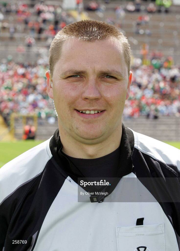 8 July 2007; Referee Rory Hickey, Clare. Bank of Ireland All-Ireland Senior Football Championship Qualifier, Round 1, Fermanagh v  Wexford, St Tighearnach's Park, Clones, Co. Monaghan. Picture credit: Oliver McVeigh / SPORTSFILE