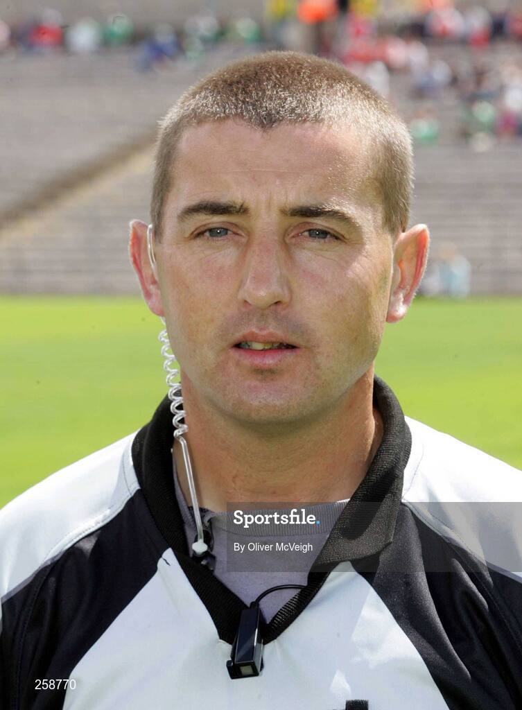 8 July 2007; Referee Rory O'Donnell, Donegal. Bank of Ireland All-Ireland Senior Football Championship Qualifier, Round 1, Fermanagh v  Wexford, St Tighearnach's Park, Clones, Co. Monaghan. Picture credit: Oliver McVeigh / SPORTSFILE