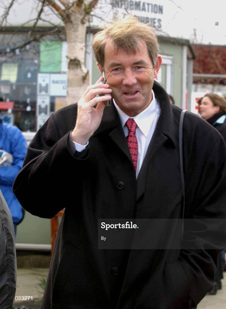 13 March 2002; Michael Lowry T.D. pictured at the Cheltenham races, Cheltenham, England, Horse Racing. Picture credit; Damien Eagers / SPORTSFILE *EDI*