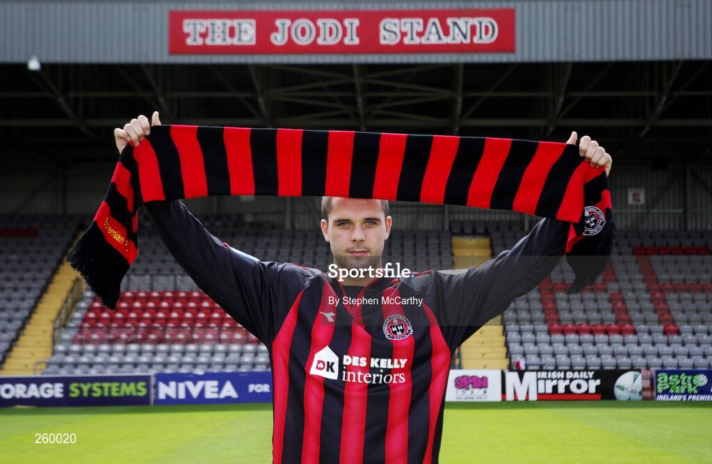 27 July 2007; Bohemians new signing Chris Turner following a press conference to announce their four new signings. Phoenix Bar, Dalymount Park, Dublin. Picture credit: Stephen McCarthy / SPORTSFILE