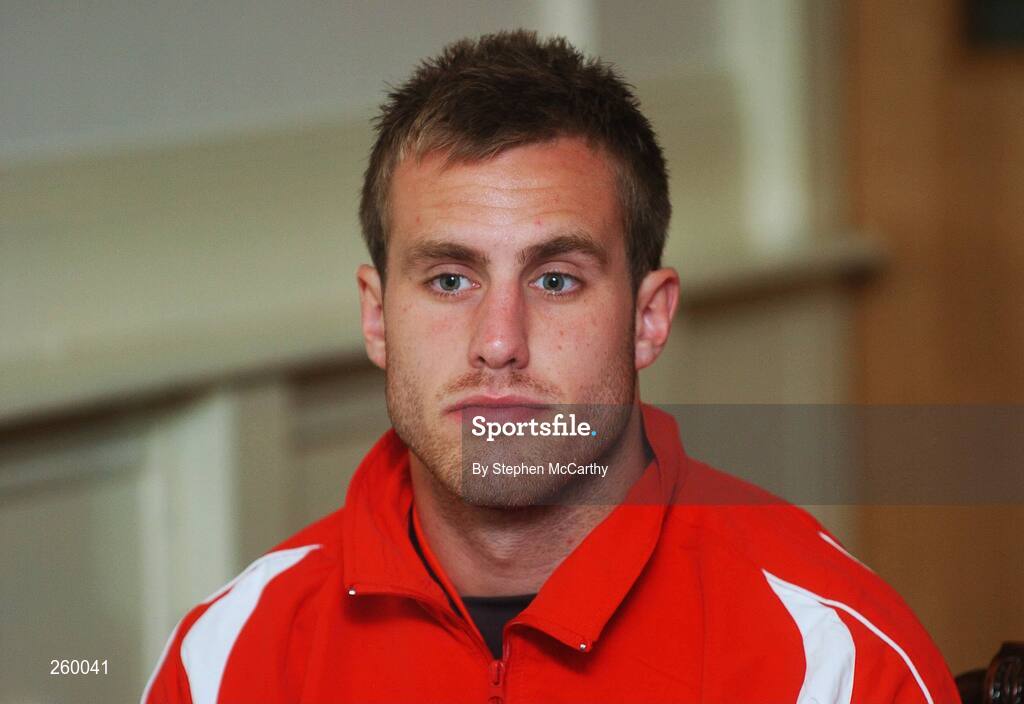 27 July 2007; Bohemians new signing Michael McGinley during a press conference to announce their four new signings. Phoenix Bar, Dalymount Park, Dublin. Picture credit: Stephen McCarthy / SPORTSFILE
