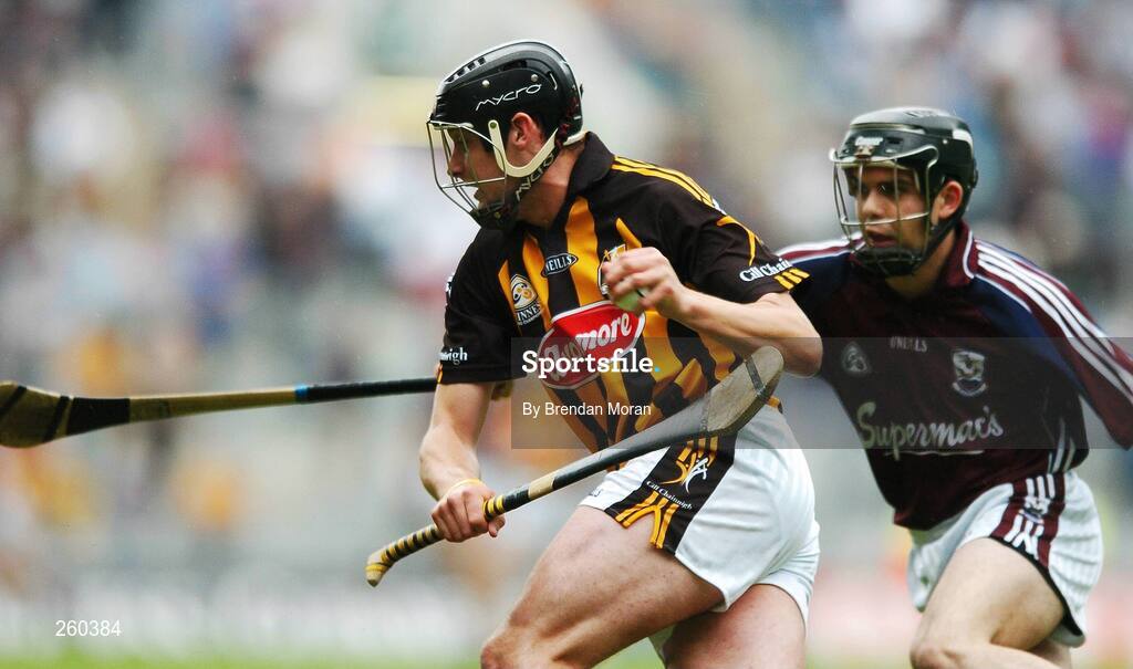 28 July 2007; Jackie Tyrrell, Kilkenny, in action against Kerrill Wade, Galway. Guinness All-Ireland Senior Hurling Championship Quarter-Final, Kilkenny v Galway, Croke Park, Dublin. Picture credit; Brendan Moran / SPORTSFILE