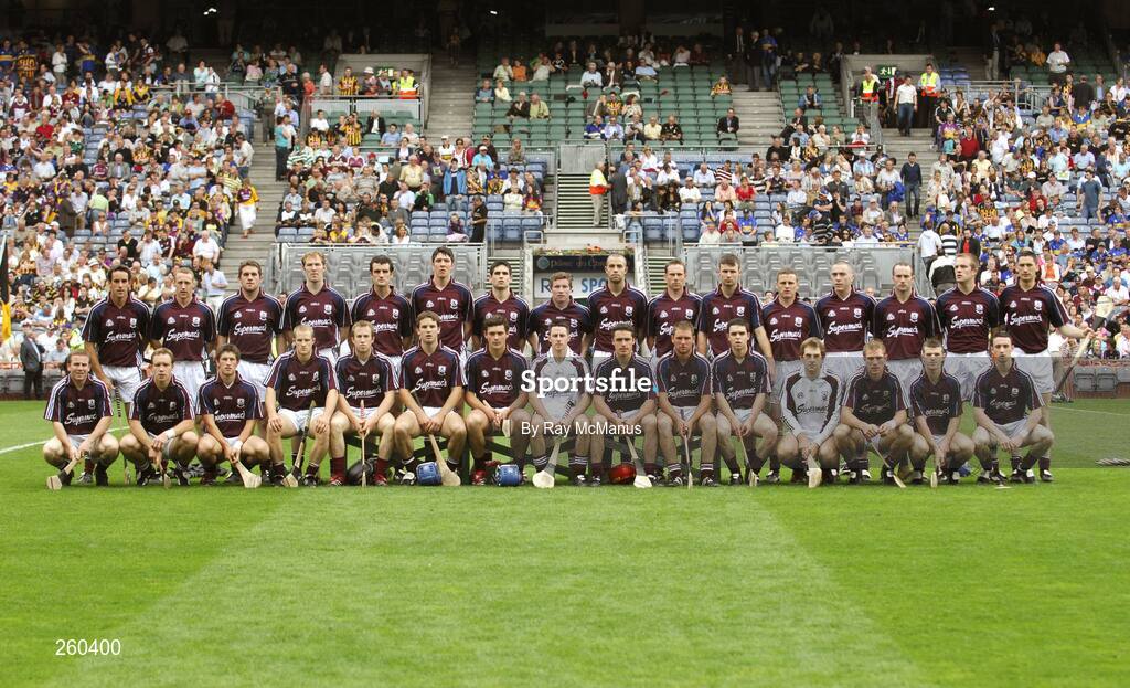 28 July 2007; The Galway squad. Guinness All-Ireland Senior Hurling Championship Quarter-Final, Kilkenny v Galway, Croke Park, Dublin. Picture credit; Ray McManus / SPORTSFILE