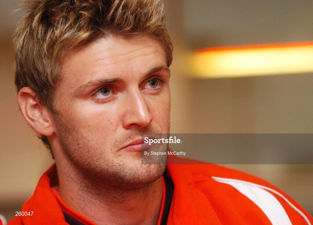 27 July 2007; Bohemians new signing Ryan McCann during a press conference to announce their four new signings. Phoenix Bar, Dalymount Park, Dublin. Picture credit: Stephen McCarthy / SPORTSFILE