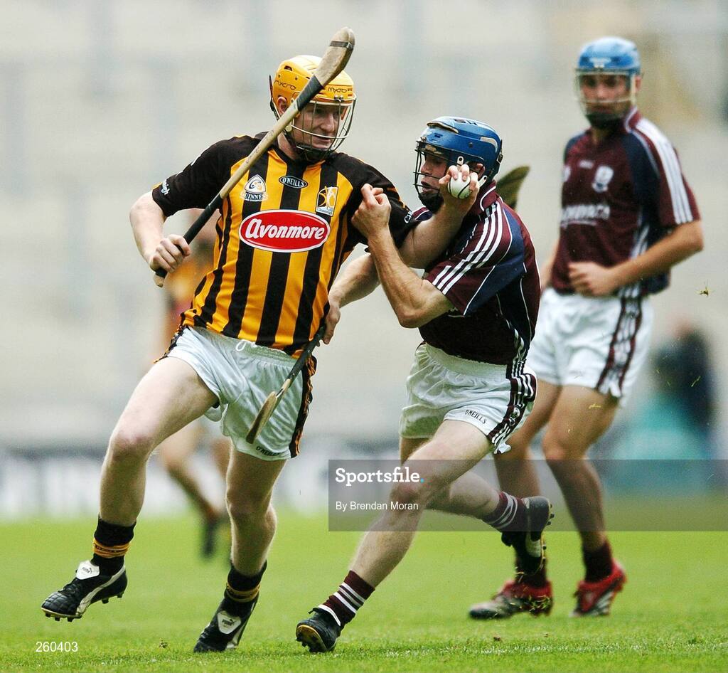 28 July 2007; Richie Power, Kilkenny, in action against Damien Hayes, Galway. Guinness All-Ireland Senior Hurling Championship Quarter-Final, Kilkenny v Galway, Croke Park, Dublin. Picture credit; Brendan Moran / SPORTSFILE