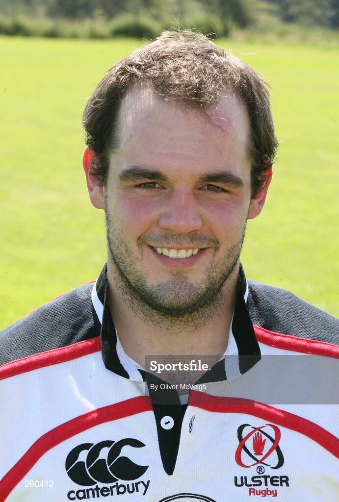 23 July 2007; Matt McCullough, Ulster. Ulster Rugby Team Portraits, Newforge Country Club, Belfast, Co. Antrim. Picture credit: Oliver McVeigh / SPORTSFILE