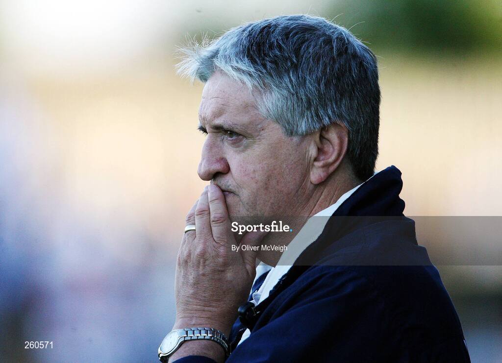 28 July 2007; Donegal manager, Brian McIver, near the end of the game. Bank of Ireland All-Ireland Senior Football Championship Qualifier, Round 3, Donegal v Monaghan, Healy Park, Omagh, Co. Tyrone. Picture credit; Oliver McVeigh / SPORTSFILE