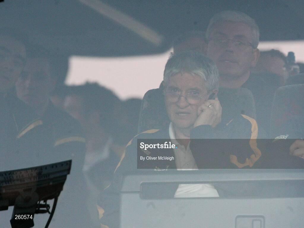 28 July 2007;  Donegal manager, Brian McIver, on the team bus leaving the ground, after handing in his resignation. Bank of Ireland All-Ireland Senior Football Championship Qualifier, Round 3, Donegal v Monaghan, Healy Park, Omagh, Co. Tyrone. Picture credit; Oliver McVeigh / SPORTSFILE