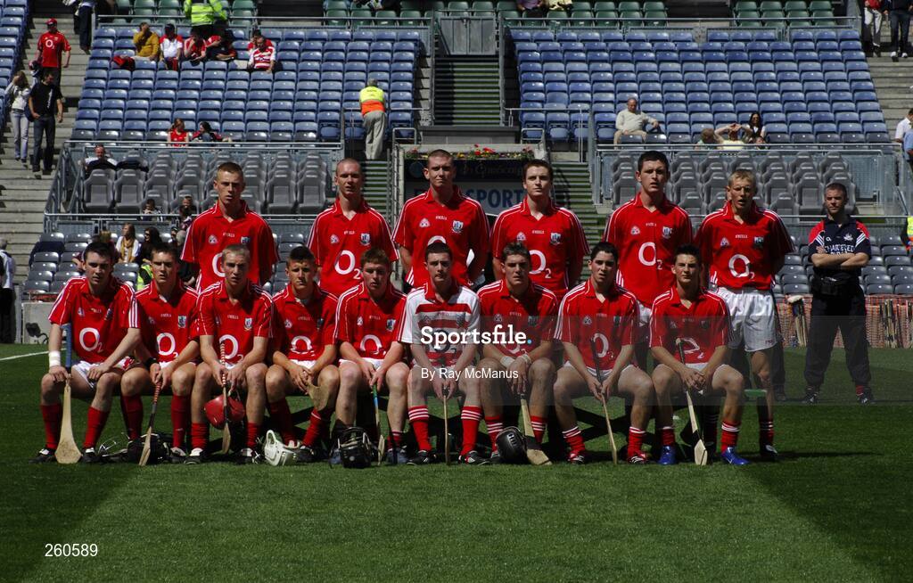 29 July 2007; The Cork team. ESB All-Ireland Minor Hurling Championship Quarter-Final, Cork v Galway, Croke Park, Dublin. Picture credit; Ray McManus / SPORTSFILE