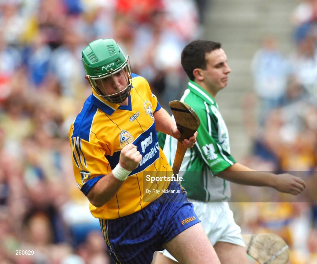 29 July 2007; Diarmuid McMahon celebrates Clare's first goal. Guinness All-Ireland Senior Hurling Championship Quarter-Final, Clare v Limerick, Croke Park, Dublin. Picture credit; Ray McManus / SPORTSFILE