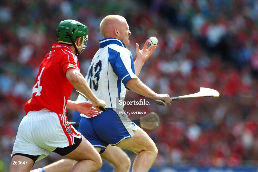 29 July 2007; John Mullane, Waterford, in action against Brian Murphy, Cork. Guinness All-Ireland Senior Hurling Championship Quarter-Final, Cork v Waterford, Croke Park, Dublin. Picture credit; Ray McManus / SPORTSFILE
