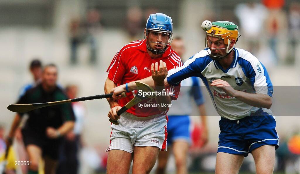 29 July 2007; Tom Kenny, Cork, in action against Aidan Kearney, Waterford. Guinness All-Ireland Senior Hurling Championship Quarter-Final, Cork v Waterford, Croke Park, Dublin. Picture credit; Brendan Moran / SPORTSFILE