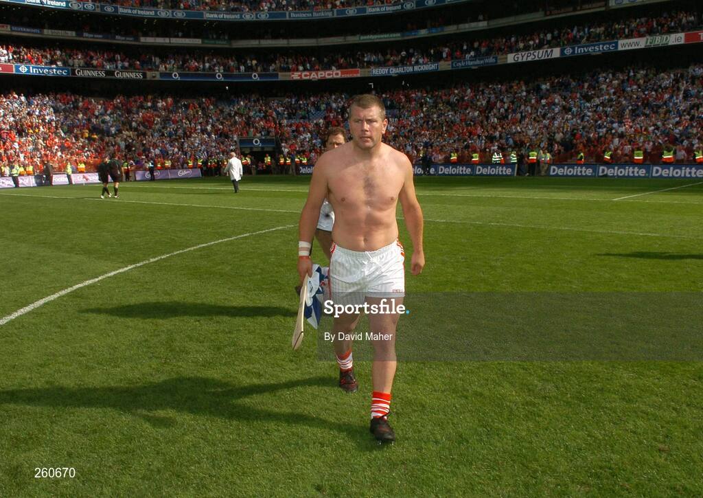 29 July 2007; Cork's Diarmuid O'Sullivan at the end of the game. Guinness All-Ireland Senior Hurling Championship Quarter-Final, Cork v Waterford, Croke Park, Dublin. Picture credit; David Maher / SPORTSFILE