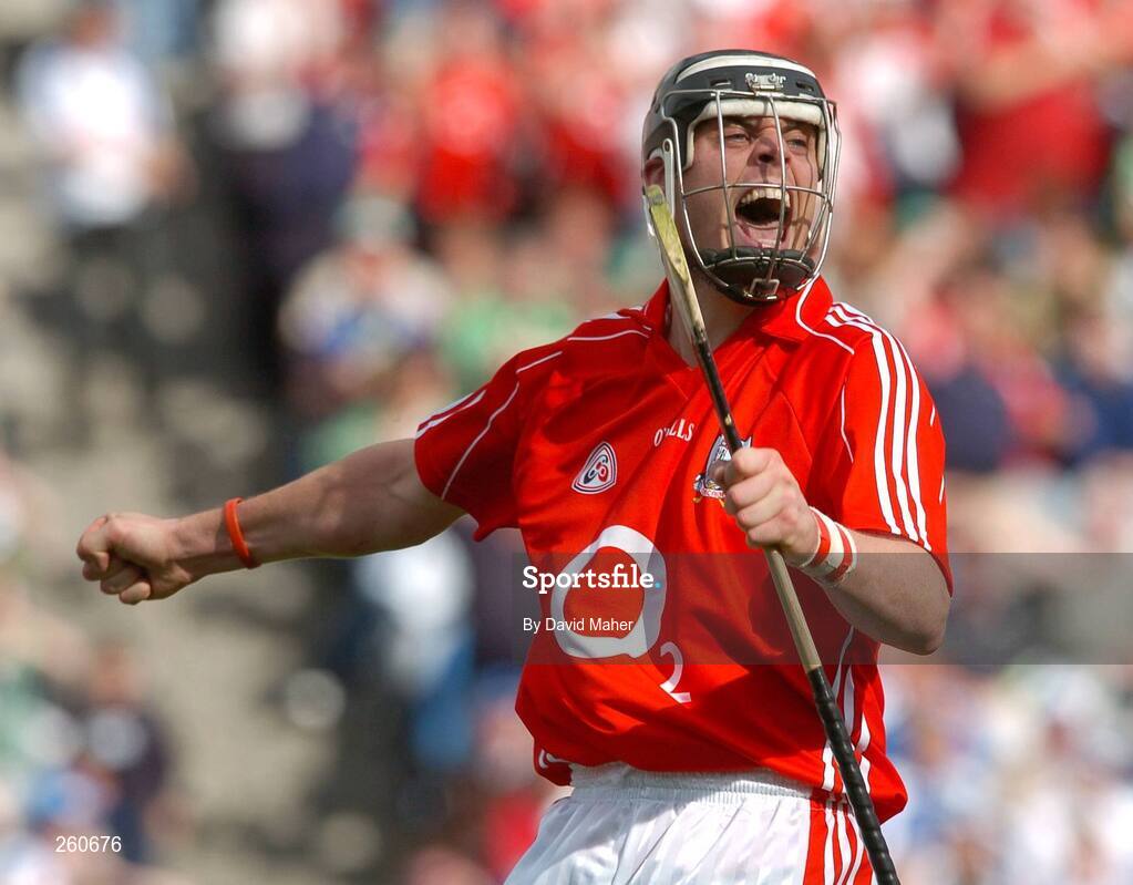 29 July 2007; Neil Ronan, Cork, celebrates after scoring his side's third goal. Guinness All-Ireland Senior Hurling Championship Quarter-Final, Cork v Waterford, Croke Park, Dublin. Picture credit; David Maher / SPORTSFILE