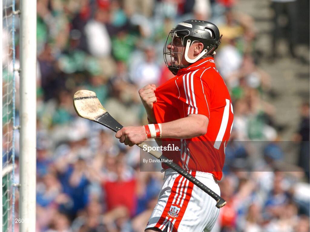29 July 2007; Cork's Neil Ronan celebrates after scoring his side's third goal. Guinness All-Ireland Senior Hurling Championship Quarter-Final, Cork v Waterford, Croke Park, Dublin. Picture credit; David Maher / SPORTSFILE