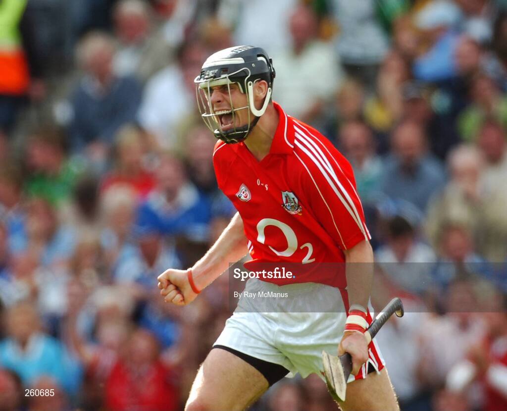 29 July 2007; Neil Ronan celebrates scoring the third Cork goal. Guinness All-Ireland Senior Hurling Championship Quarter-Final, Cork v Waterford, Croke Park, Dublin. Picture credit; Ray McManus / SPORTSFILE