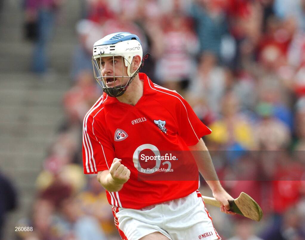 29 July 2007; Kieran Murphy celebrates scoring Cork's second goal. Guinness All-Ireland Senior Hurling Championship Quarter-Final, Cork v Waterford, Croke Park, Dublin. Picture credit; Ray McManus / SPORTSFILE