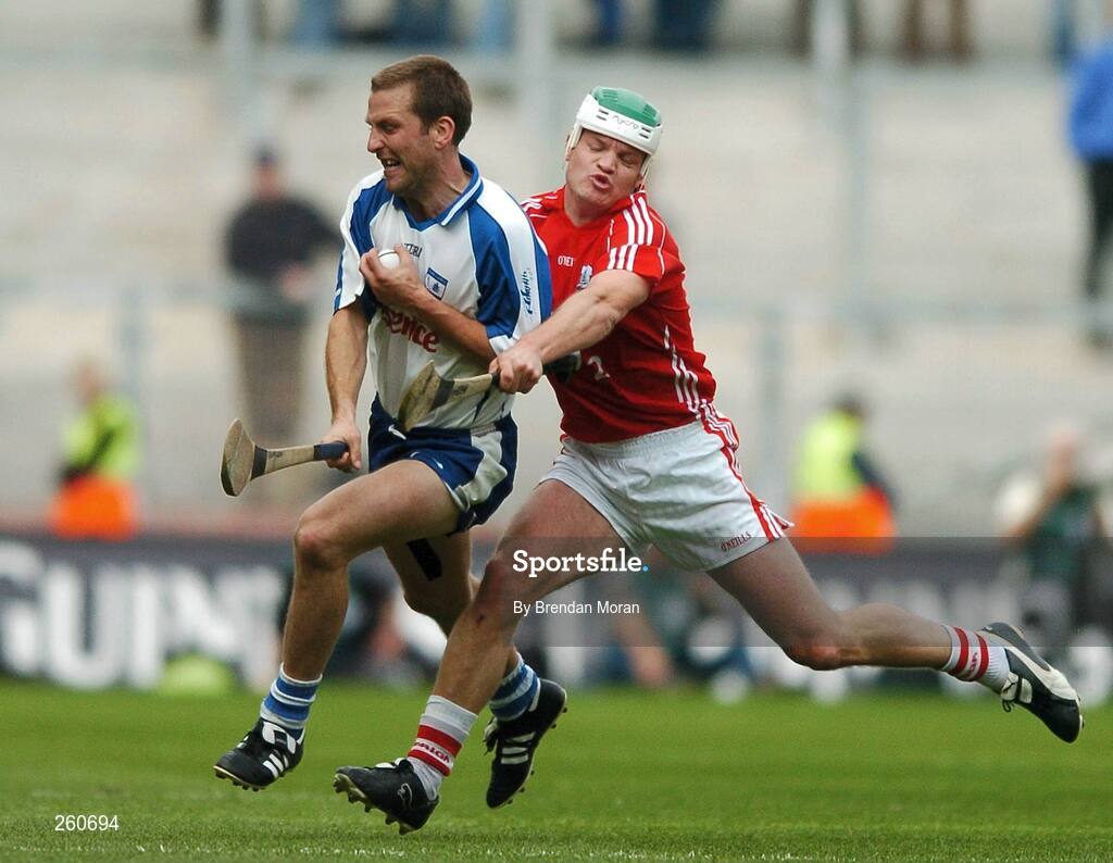 29 July 2007; Ken McGrath, Waterford, in action against Niall McCarthy, Cork. Guinness All-Ireland Senior Hurling Championship Quarter-Final, Cork v Waterford, Croke Park, Dublin. Picture credit; Brendan Moran / SPORTSFILE