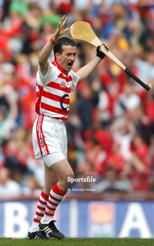 29 July 2007; Cork goalkeeper Donal Og Cusack celebrates after his side's second goal. Guinness All-Ireland Senior Hurling Championship Quarter-Final, Cork v Waterford, Croke Park, Dublin. Picture credit; Brendan Moran / SPORTSFILE