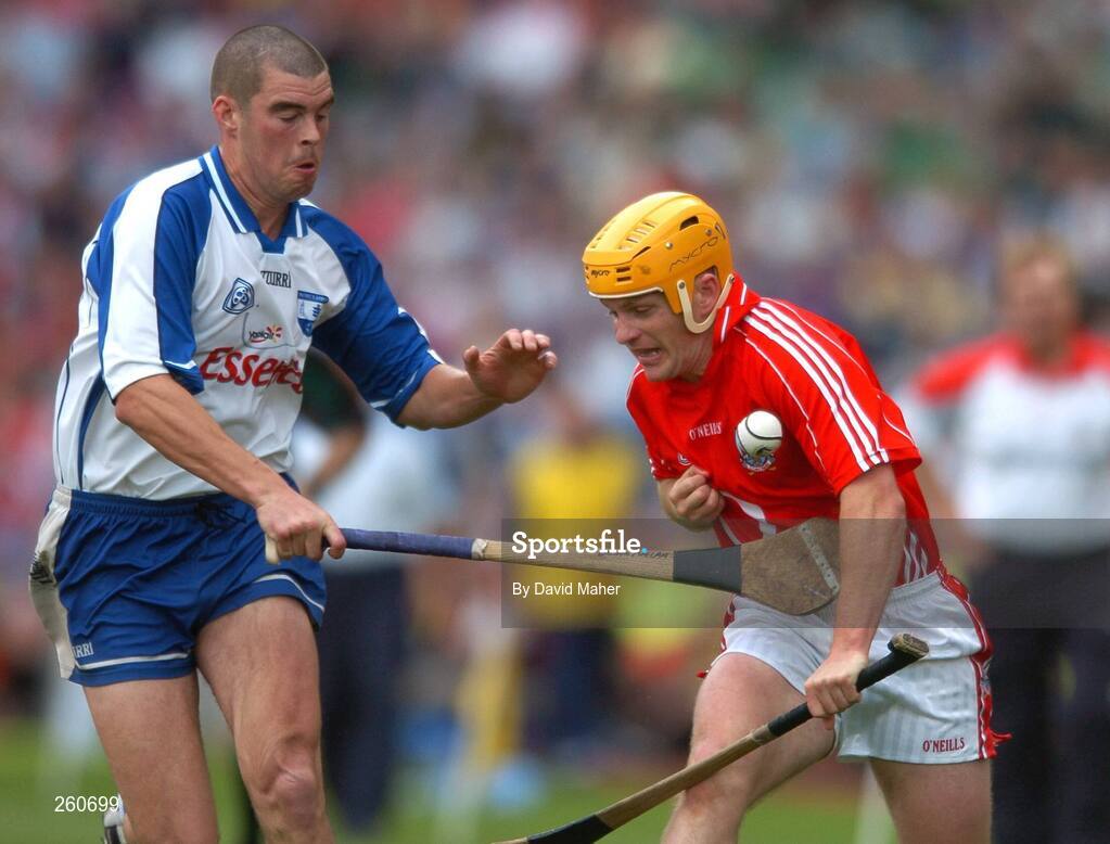 29 July 2007; Joe Deane, Cork, in action against Brian Phelan, Waterford. Guinness All-Ireland Senior Hurling Championship Quarter-Final, Cork v Waterford, Croke Park, Dublin. Picture credit; David Maher / SPORTSFILE