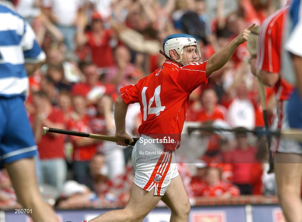29 July 2007; Kieran Murphy, Cork, celebrates after scoring his side's first goal. Guinness All-Ireland Senior Hurling Championship Quarter-Final, Cork v Waterford, Croke Park, Dublin. Picture credit; David Maher / SPORTSFILE