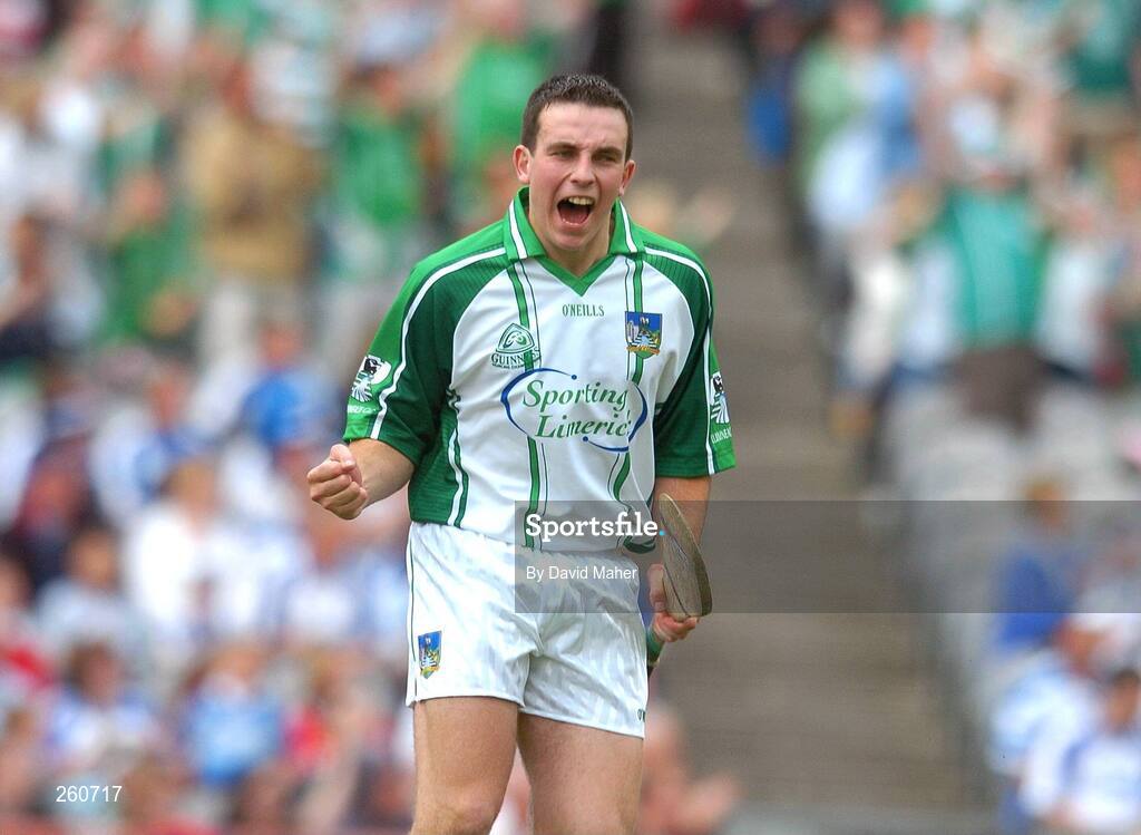 29 July 2007; Brian Murray, Limerick, celebrates at the end of the game. Guinness All-Ireland Senior Hurling Championship Quarter-Final, Clare v Limerick, Croke Park, Dublin. Picture credit; David Maher / SPORTSFILE