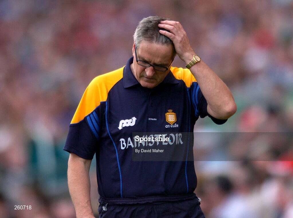 29 July 2007; Clare manager Tony Considine during the closing stages of the game. Guinness All-Ireland Senior Hurling Championship Quarter-Final, Clare v Limerick, Croke Park, Dublin. Picture credit; David Maher / SPORTSFILE