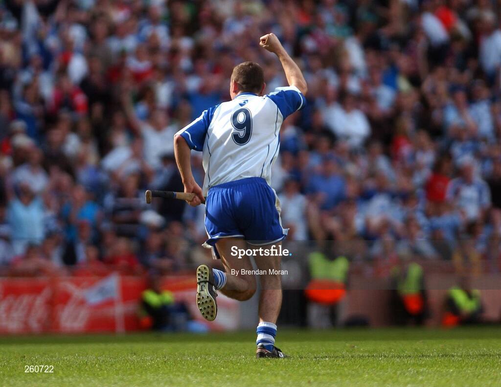 29 July 2007; Eoin Kelly, Waterford, celebrates scoring his side's last minute equalising point. Guinness All-Ireland Senior Hurling Championship Quarter-Final, Cork v Waterford, Croke Park, Dublin. Picture credit; Stephen McCarthy / SPORTSFILE