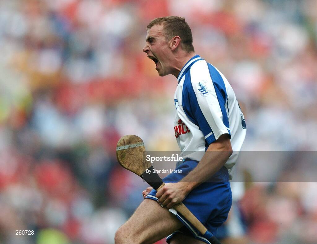 29 July 2007; Eoin Kelly, Waterford, celebrates after scoring a point during the second half. Guinness All-Ireland Senior Hurling Championship Quarter-Final, Cork v Waterford, Croke Park, Dublin. Picture credit; Brendan Moran / SPORTSFILE
