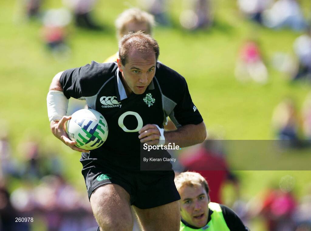 31 July 2007; Ireland's Keith Gleeson in action during squad training. Ireland Rugby Squad Training, University of Limerick, Limerick. Picture credit: Kieran Clancy / SPORTSFILE