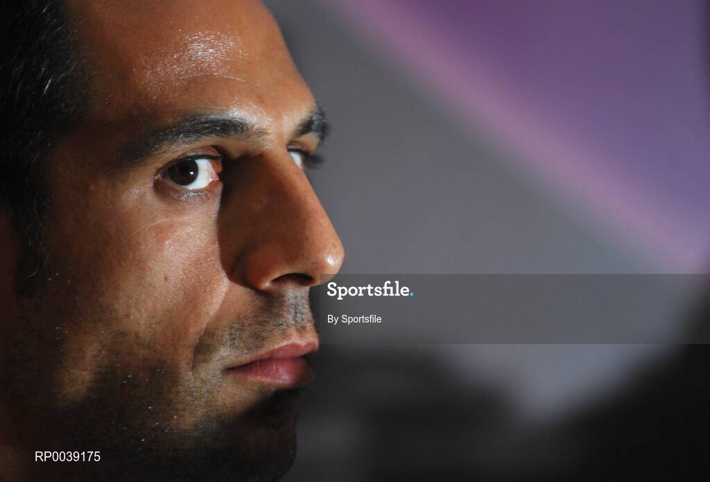 31 July 2007; Libertas captain Paolo Tarini at a press conference ahead of their UEFA Cup second leg match against Drogheda United on Thursday. Clarion Hotel Dublin Airport, Dublin Airport, Dublin. Photo by Sportsfile