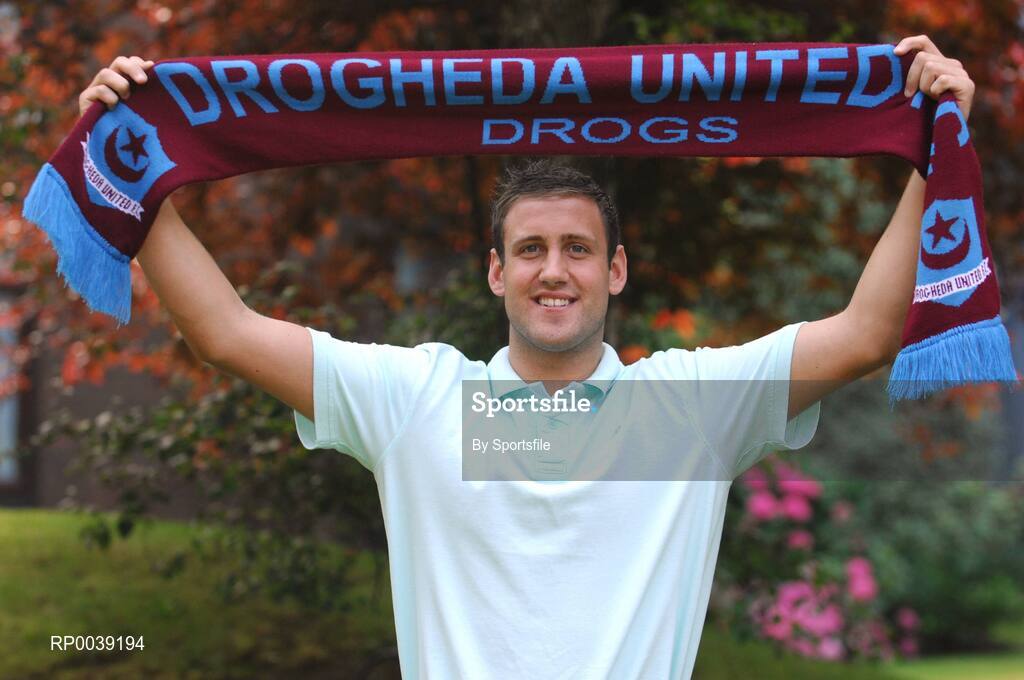 31 July 2007; Guy Bates from Newcastle who has been signed for Drogheda United. Clarion Hotel Dublin Airport, Dublin Airport, Dublin. Photo by Sportsfile