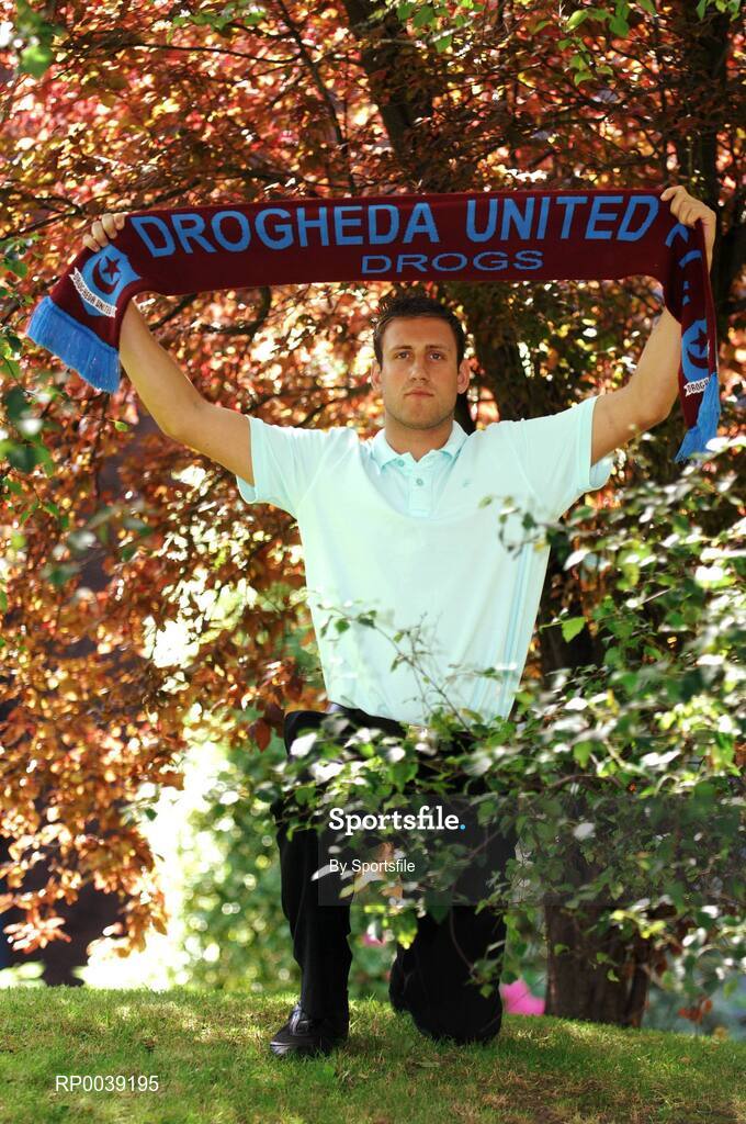 31 July 2007; Guy Bates from Newcastle who has signed for Drogheda United. Clarion Hotel Dublin Airport, Dublin Airport, Dublin. Photo by Sportsfile