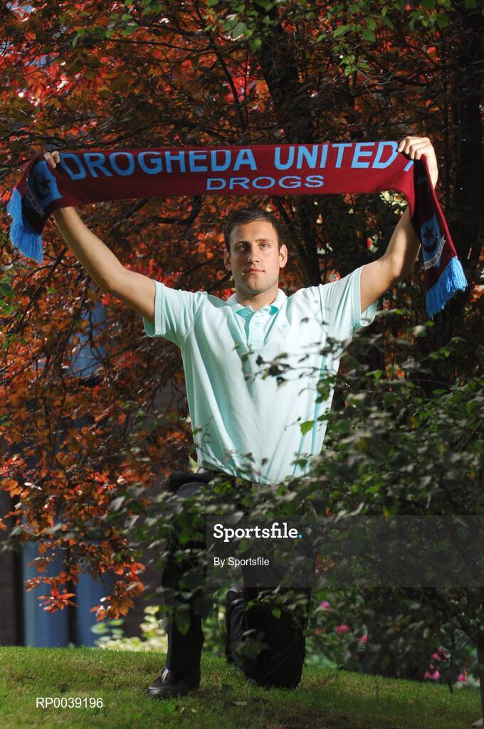 31 July 2007; Guy Bates from Newcastle who has signed for Drogheda United. Clarion Hotel Dublin Airport, Dublin Airport, Dublin. Photo by Sportsfile