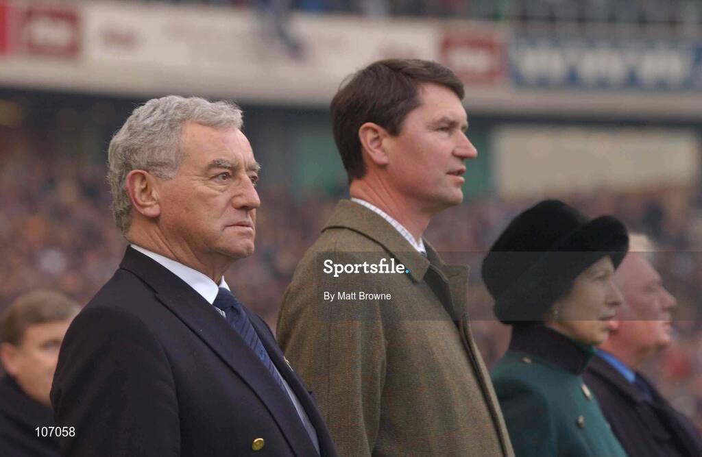 16 February 2003; President of the Irish Rugby Football Union Don Crowley pictured before the game against  Scotland. RBS Six Nations Rugby Championship, Scotland v Ireland, Murrayfield Stadiam, Edinburgh, Scotland.  Picture credit; Matt Browne / SPORTSFILE