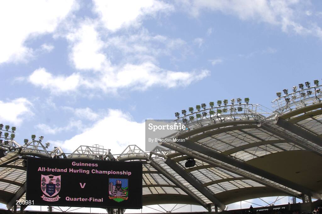 29 July 2007; A general view of the scoreboard at Croke Park before the game. Guinness All-Ireland Senior Hurling Championship Quarter-Final, Clare v Limerick, Croke Park, Dublin. Picture credit; Brendan Moran / SPORTSFILE