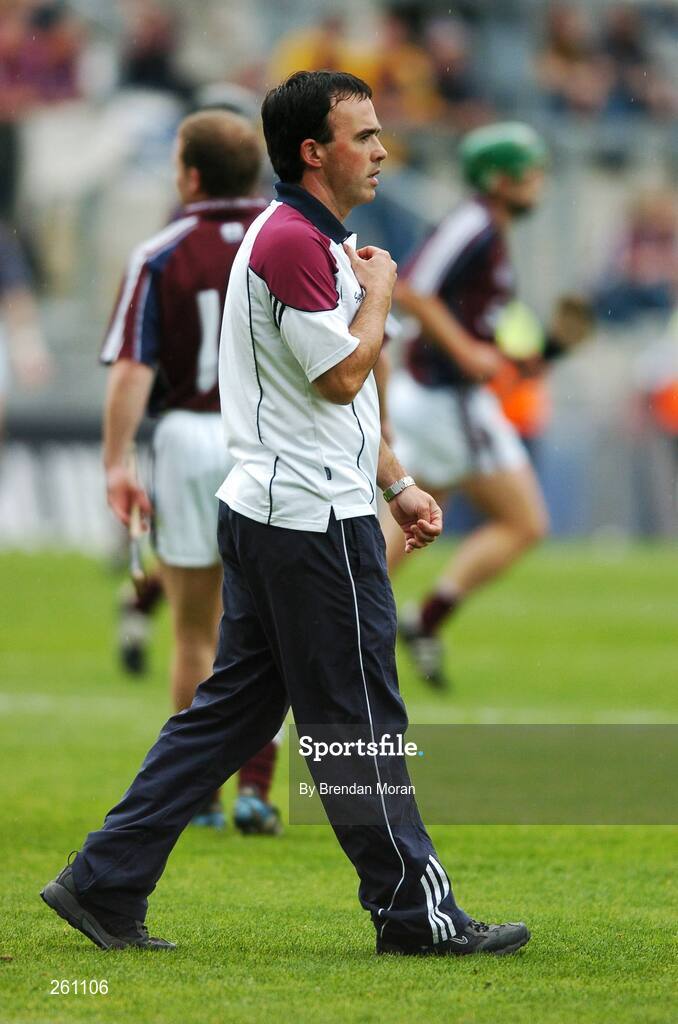28 July 2007; Galway selector Louis Mulqueen. Guinness All-Ireland Senior Hurling Championship Quarter-Final, Kilkenny v Galway, Croke Park, Dublin. Picture credit; Brendan Moran / SPORTSFILE