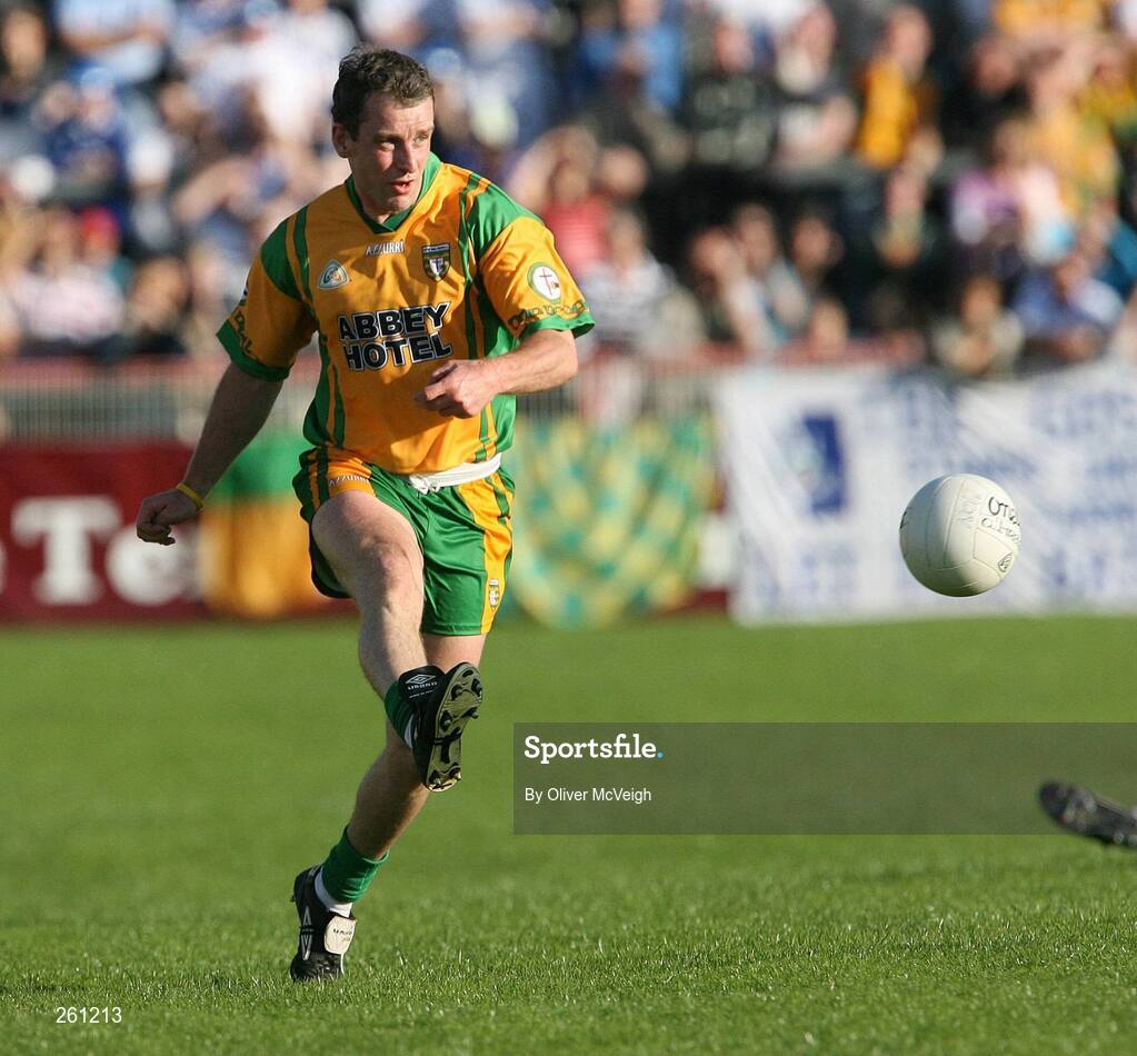 28 July 2007; Barry Monaghan, Donegal. Bank of Ireland All-Ireland Senior Football Championship Qualifier, Round 3, Donegal v Monaghan, Healy Park, Omagh, Co. Tyrone. Picture credit; Oliver McVeigh / SPORTSFILE