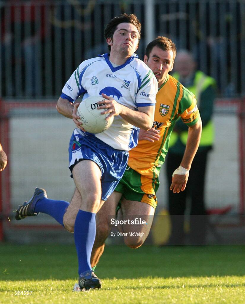 28 July 2007; Ciaran Hanratty, Monaghan. Bank of Ireland All-Ireland Senior Football Championship Qualifier, Round 3, Donegal v Monaghan, Healy Park, Omagh, Co. Tyrone. Picture credit; Oliver McVeigh / SPORTSFILE