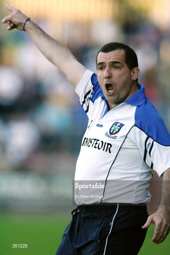28 July 2007; Monaghan manager Seamus McEnaney. Bank of Ireland All-Ireland Senior Football Championship Qualifier, Round 3, Donegal v Monaghan, Healy Park, Omagh, Co. Tyrone. Picture credit; Oliver McVeigh / SPORTSFILE