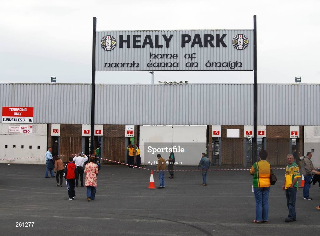 28 July 2007; A general view of Healy Park, Omagh. Bank of Ireland All-Ireland Senior Football Championship Qualifier, Round 3, Donegal v Monaghan, Healy Park, Omagh, Co. Tyrone. Picture credit; Daire Brennan / SPORTSFILE