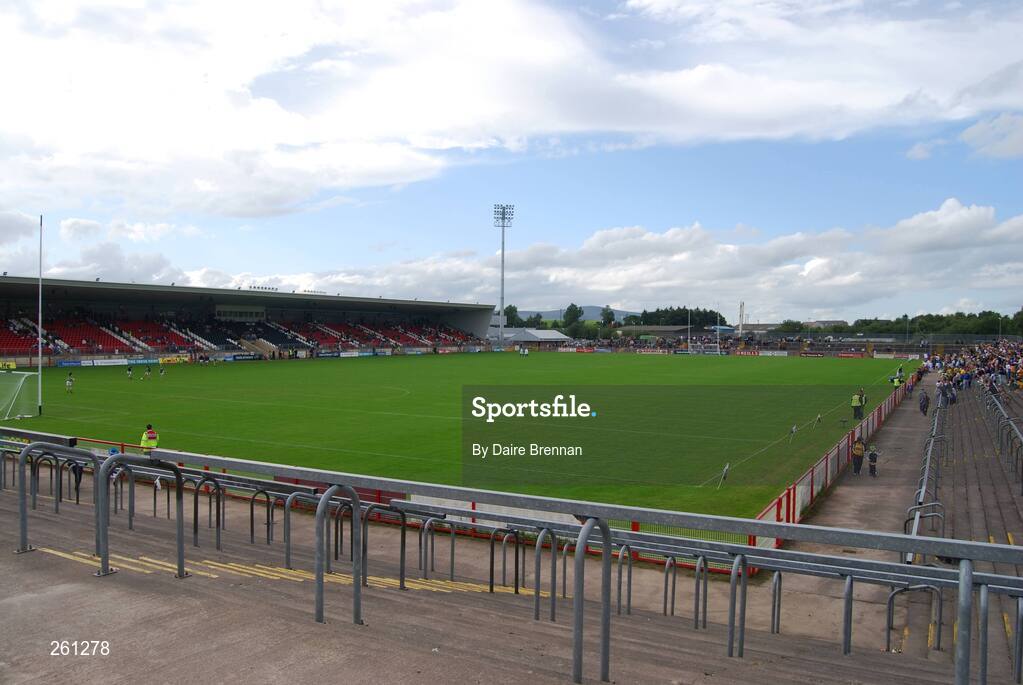 28 July 2007; A general view of Healy Park, Omagh. Bank of Ireland All-Ireland Senior Football Championship Qualifier, Round 3, Donegal v Monaghan, Healy Park, Omagh, Co. Tyrone. Picture credit; Daire Brennan / SPORTSFILE