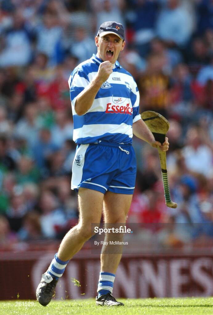 29 July 2007; Waterford goalkeeper Clinton Hennessy celebrates the second goal. Guinness All-Ireland Senior Hurling Championship Quarter-Final, Cork v Waterford, Croke Park, Dublin. Picture credit; Ray McManus / SPORTSFILE